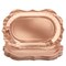 24 Pack Disposable Rose Gold Foil Paper Serving Trays for Parties, Wedding, Birthday (9 x 13 In)